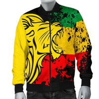 Ethiopia Men's Bomber Jacket Lion - Wonder Print Shop