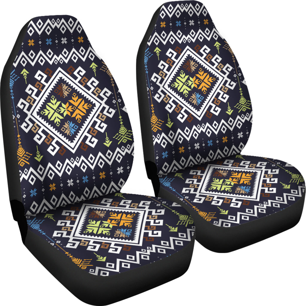 Pattern Blue Car Seat Cover LT10 - Wonder Print Shop