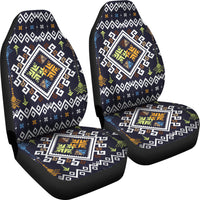Pattern Blue Car Seat Cover LT10 - Wonder Print Shop