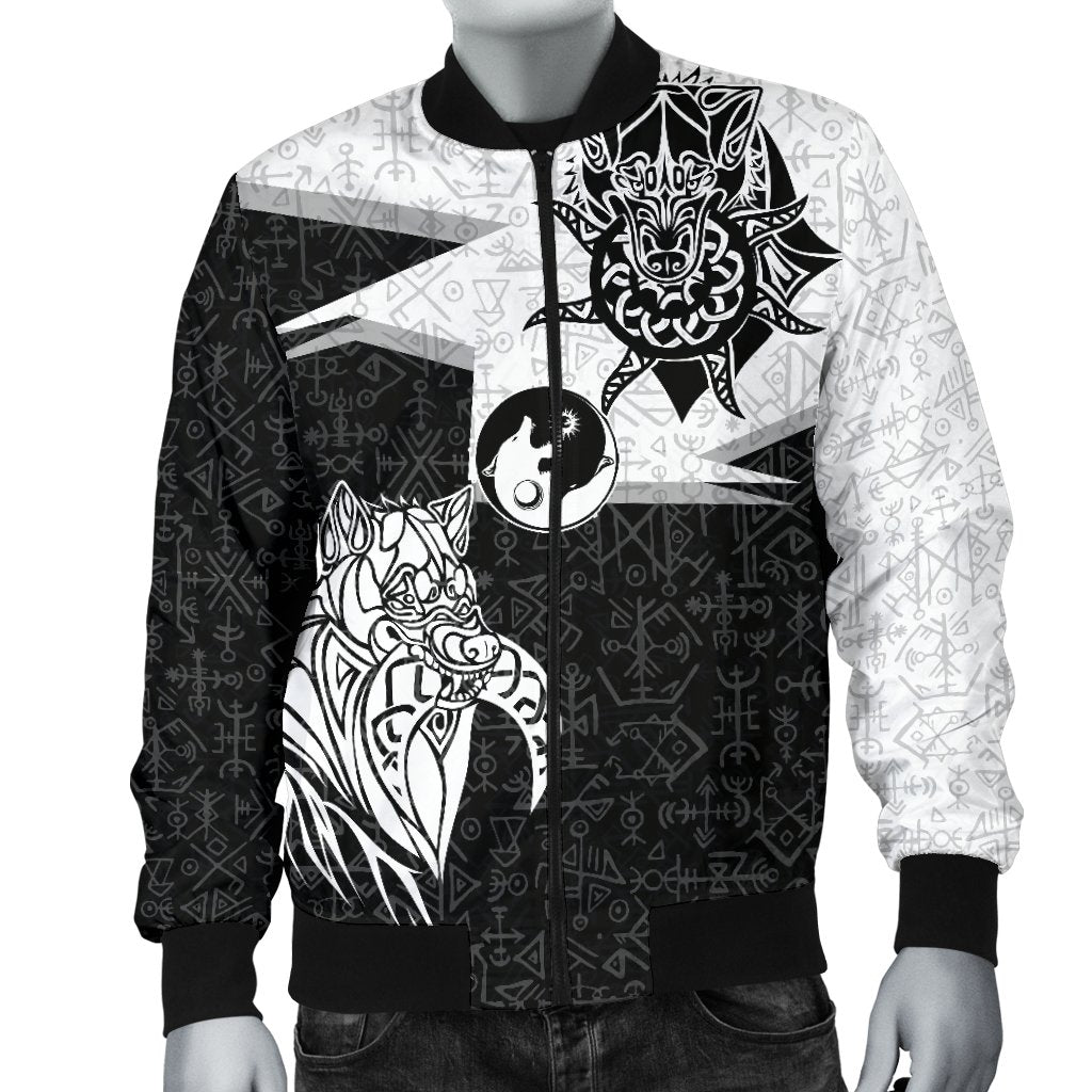 Viking Bomber Jacket Skoll and Hati New Style RLT12 - Wonder Print Shop