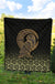 Viking Premium Quilt Owl Celtic On Triskels Background RLT12 - Wonder Print Shop