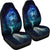 Light Rays Wolf Car Seat Covers LT10 - Wonder Print Shop