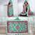 native-american-ethnic-geometric-pink-pattern-hooded-blanket