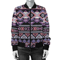 Ethnic Pattern Women's Bomber Jacket LT10 - Wonder Print Shop