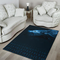 Viking Area Rug, Fenrir Wolf RLT12 - Wonder Print Shop
