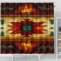 brown-tribe-pattern-native-american-design-shower-curtain