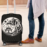 Viking Luggage Cover, Skoll and Hati Rune Tattoo RLT12 - Wonder Print Shop