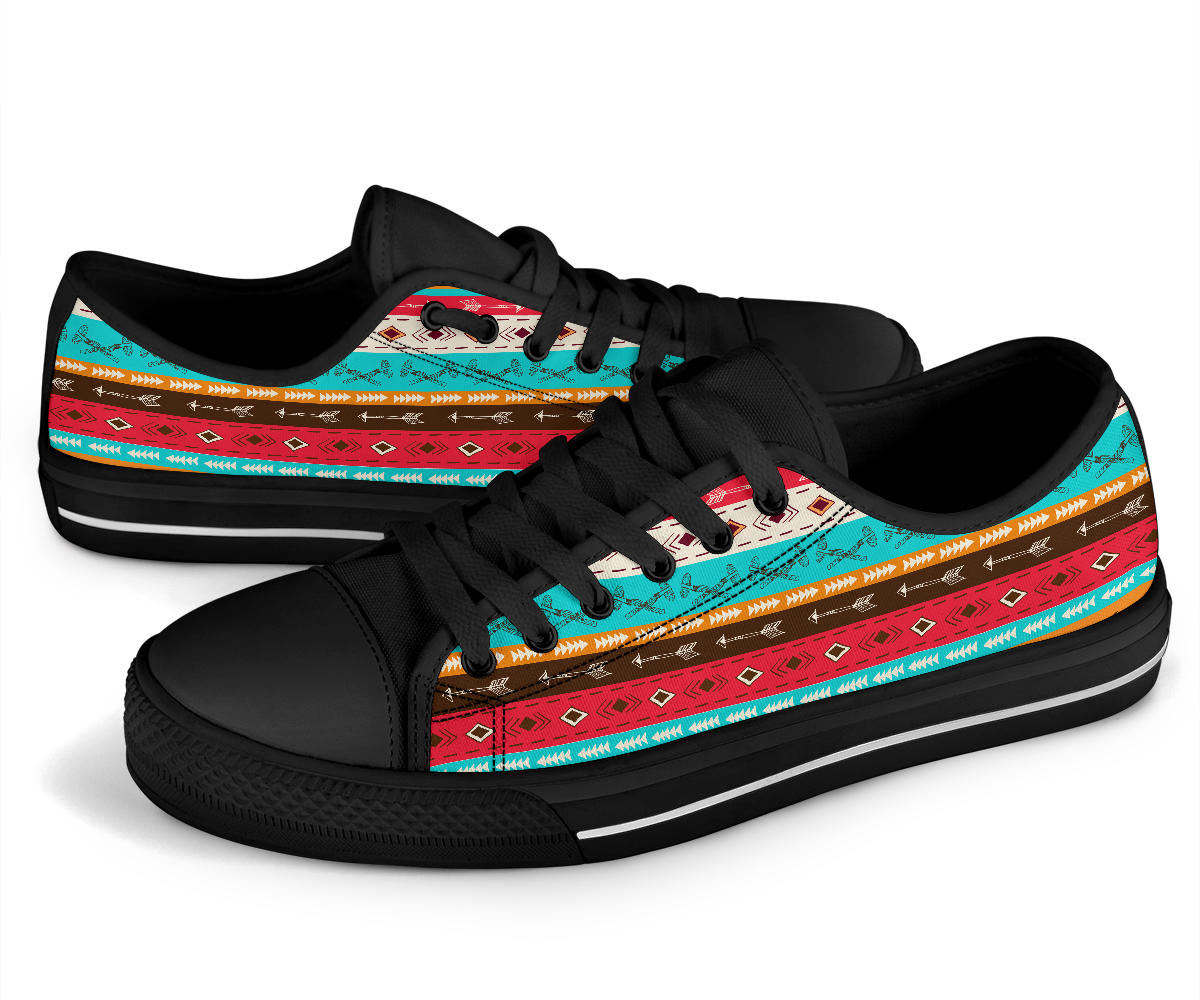 colorful-ethnic-style-low-top-canvas-shoe