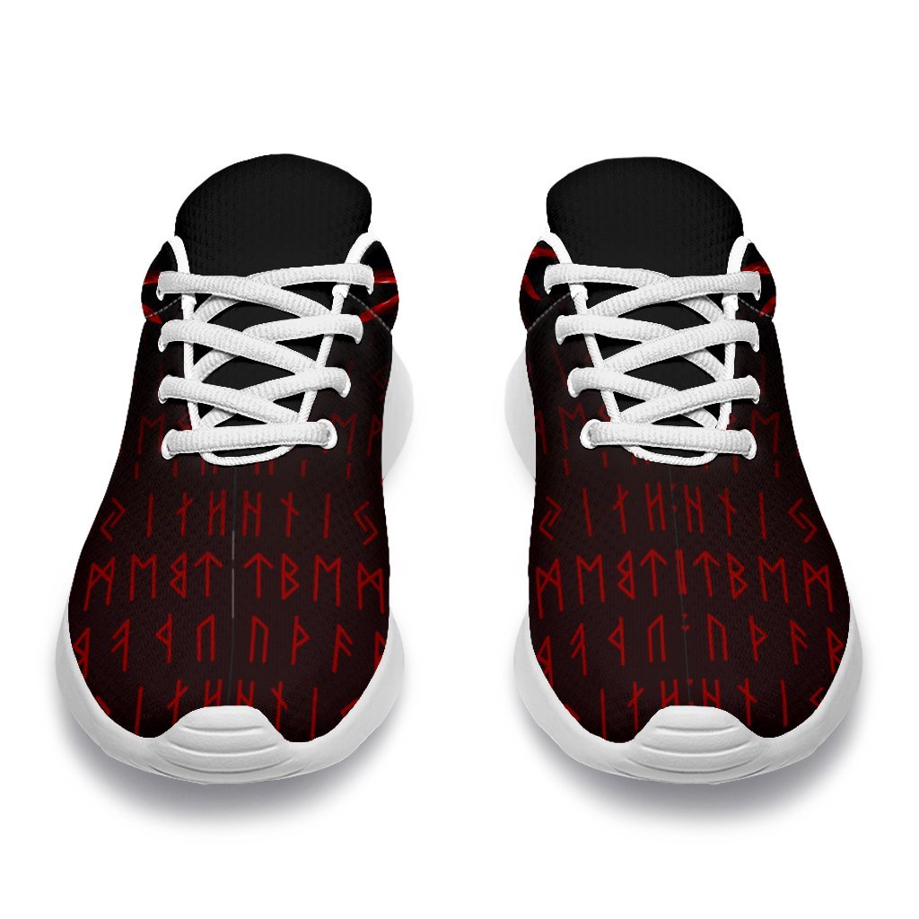 viking-sport-sneakers-the-raven-of-odin-rune-red