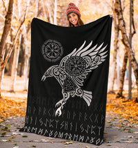 viking-blanket-the-raven-of-odin-tattoo