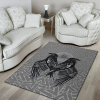Viking Area Rug Raven Valknut RLT12 - Wonder Print Shop