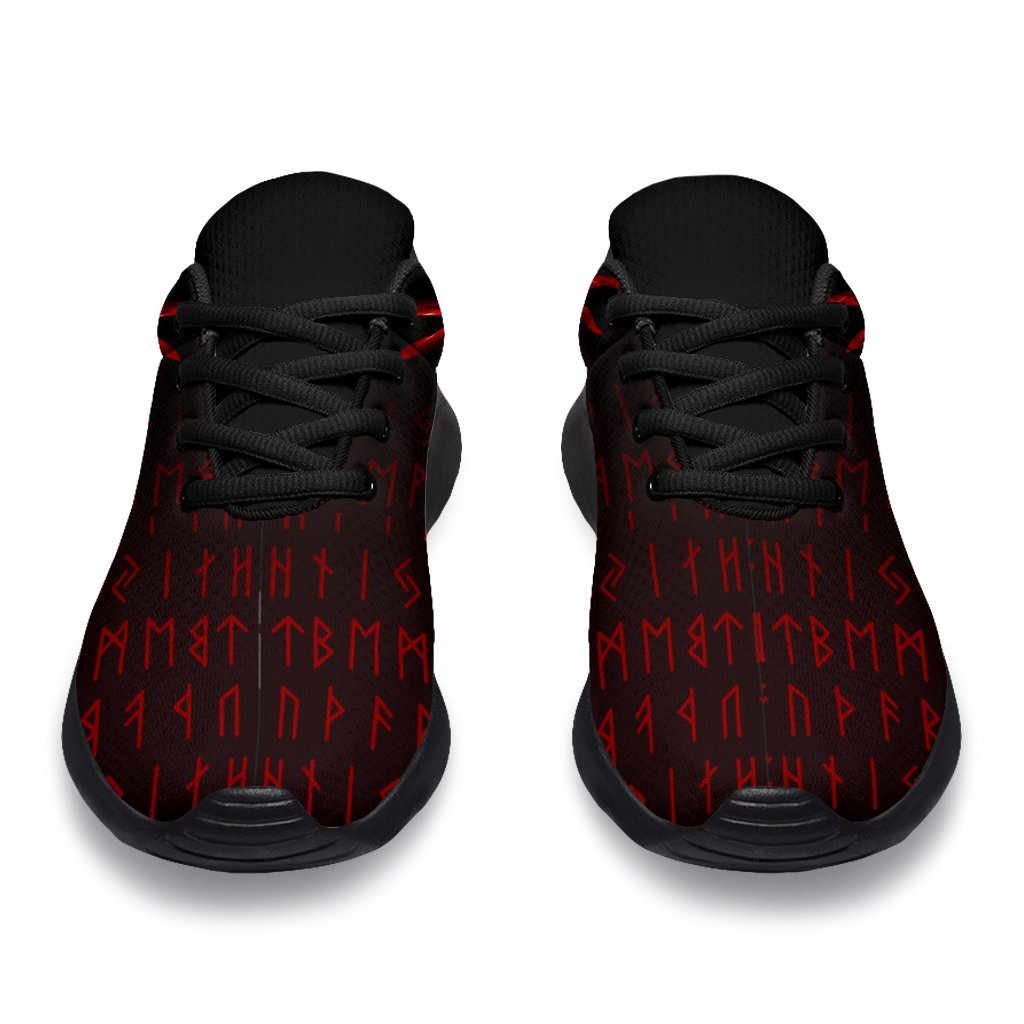 viking-sport-sneakers-the-raven-of-odin-rune-red
