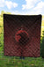Viking Premium Quilt, Ethnic Odin Raven Red RLT12 - Wonder Print Shop