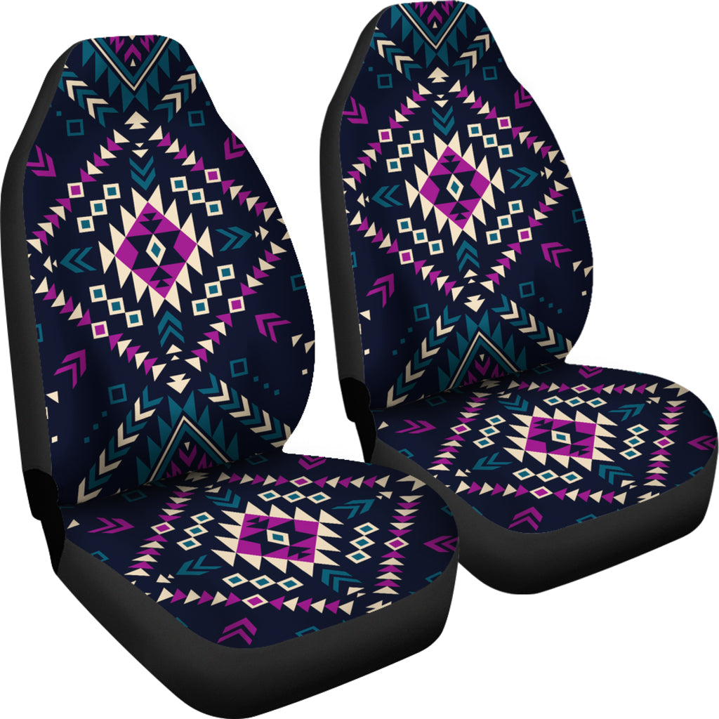 Dark Color Pattern Car Seat Covers LT10 - Wonder Print Shop