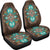 Blue Pattern Brown Car Seat Covers LT10 - Wonder Print Shop