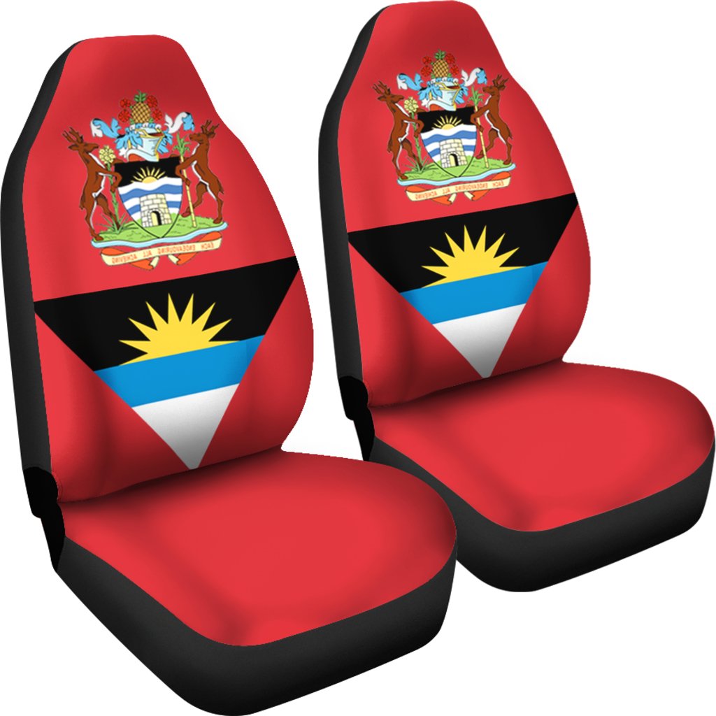 Antigua And Barbuda Tourism Flag Car Seat Covers - Wonder Print Shop
