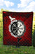 Viking Premium Quilt Raven Of Odin and Symbol Viking On Blood Background RLT12 - Wonder Print Shop