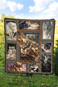 Wolf Art Native American Premium Quilt LT10 - Wonder Print Shop