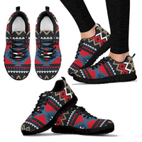 Native American Ornamental Pattern Sneakers LT10 - Wonder Print Shop