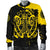 Viking Men's Bomber Jacket, Loki Bound Triskele Rune Gold RLT12 - Wonder Print Shop