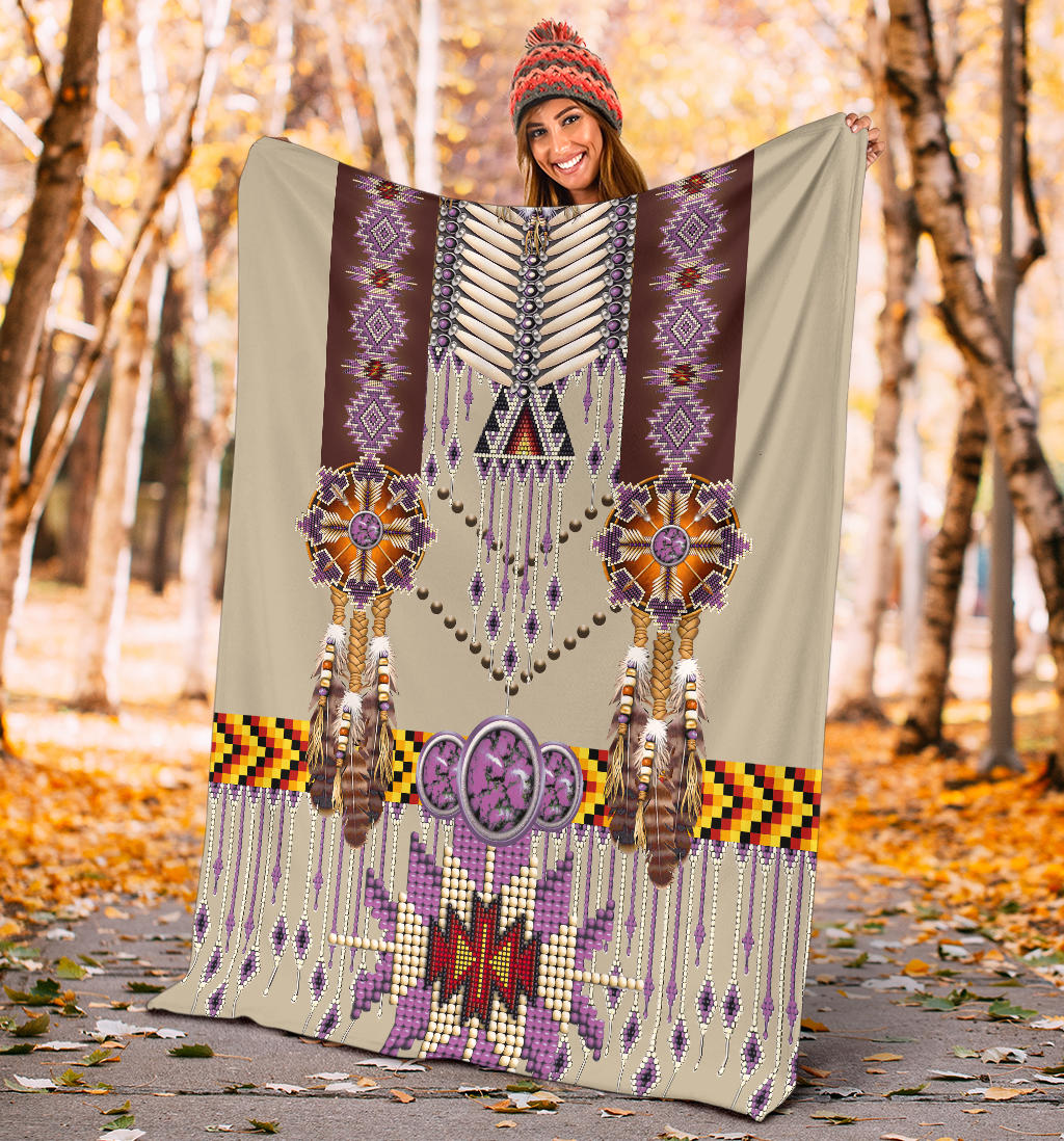 purple-pattern-breastplate-blanket