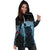 Viking Hoodie Dress, Fenrir Viking Wolf and Moon RLT12 - Wonder Print Shop