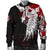 Viking Men's Bomber Jacket - Mystical Raven Tattoo Blood RLT12 - Wonder Print Shop