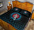 Viking Quilt Bed Set - Raven Celtic Cyan RLT12 - Wonder Print Shop