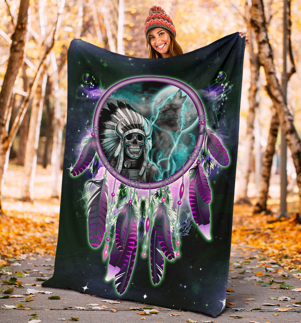 skull-chief-dream-catcher-blanket