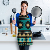 native-american-green-ethnic-aztec-pattern-apron