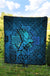 Viking Premium Quilt - Raven Odin Celtic Cyan RLT12 - Wonder Print Shop