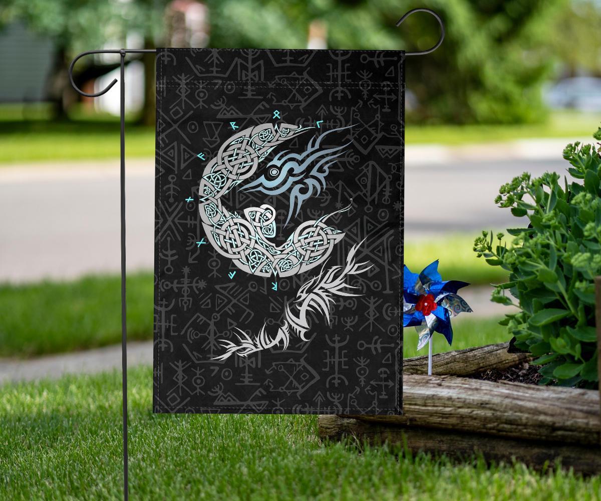 Viking Fenrir Wolf Garden Flag RLT12 - Wonder Print Shop