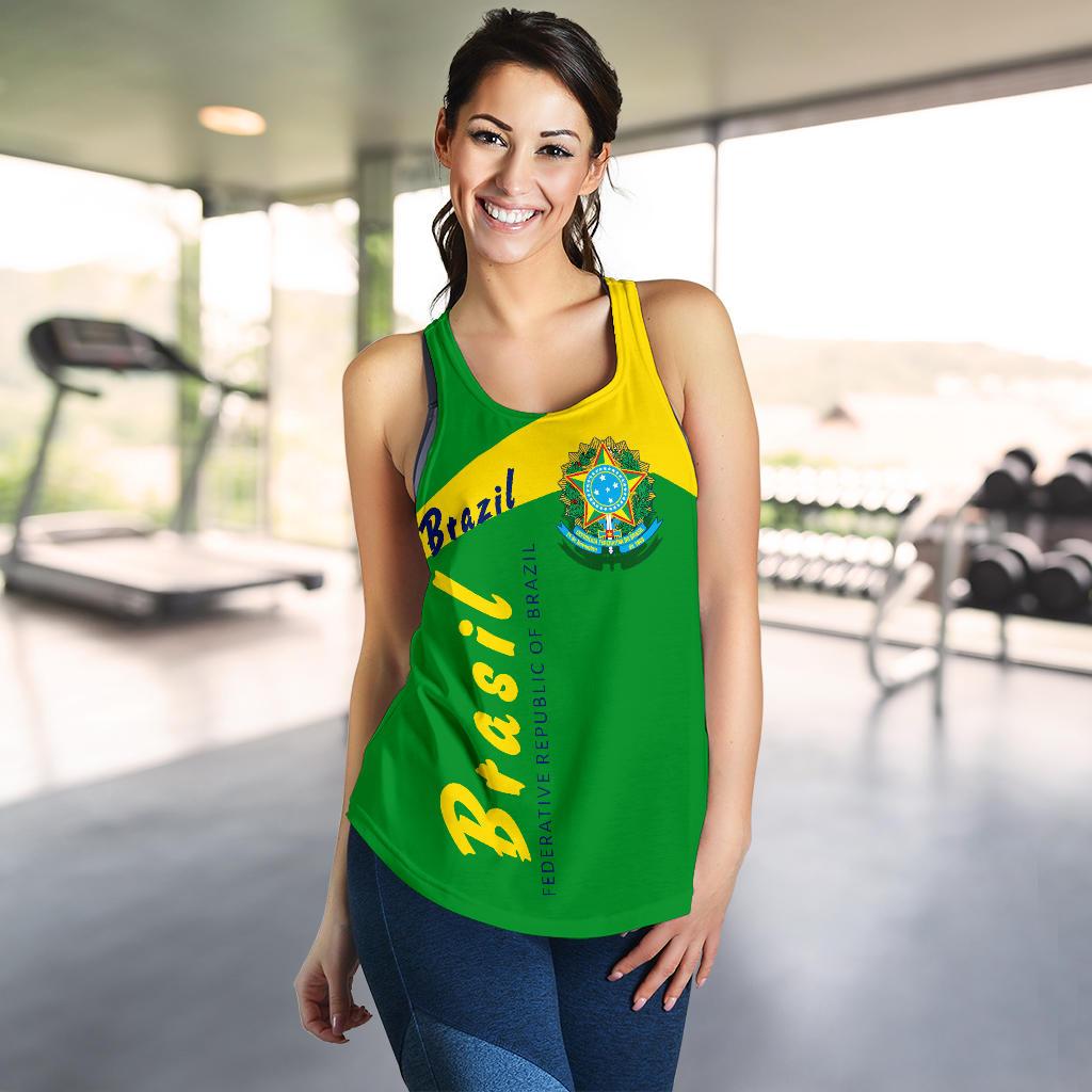Brazil Racerback Tank - Vera Style - Wonder Print Shop