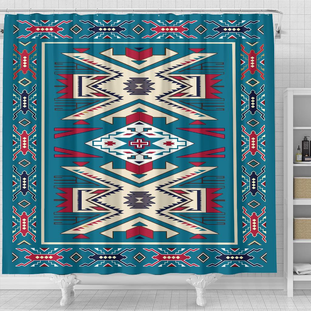 pink-blue-coloful-design-native-american-shower-curtain