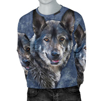 Wofl Galaxy Native American 3D Sweatshirt LT10 - Wonder Print Shop