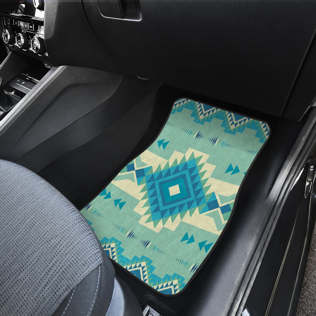 Pattern Ethnic Native American Front and Back Car Mats Set Of 4 LT10 - Wonder Print Shop
