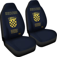 Croatia Car Seat Cover - Croatia Passport - Wonder Print Shop