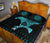 Viking Quilt Bed Set Raven Tattoo - Cyan RLT12 - Wonder Print Shop