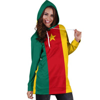 Cameroon Hoodie Dress Flag - Wonder Print Shop
