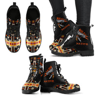 black-tribe-design-native-american-leather-boots