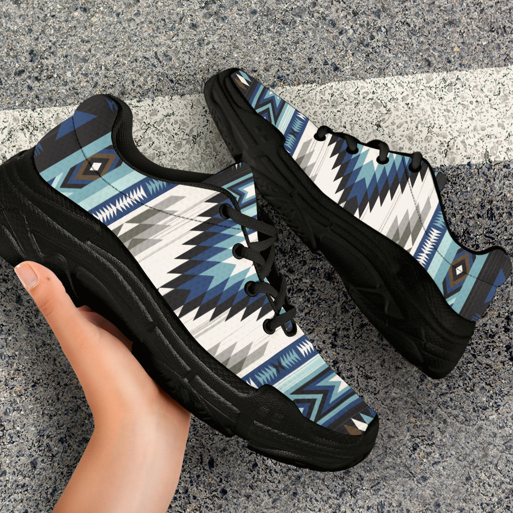 native-american-blue-colors-pattern-chunky-sneakers