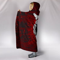 viking-hooded-blanket-raven-of-odin-and-symbol-viking-on-blood-background