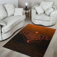 Viking Area Rug, Skoll and Hati Orange RLT12 - Wonder Print Shop
