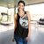Viking Women's Racerback Tank, Skoll and Hati Rune Tattoo RLT12 - Wonder Print Shop