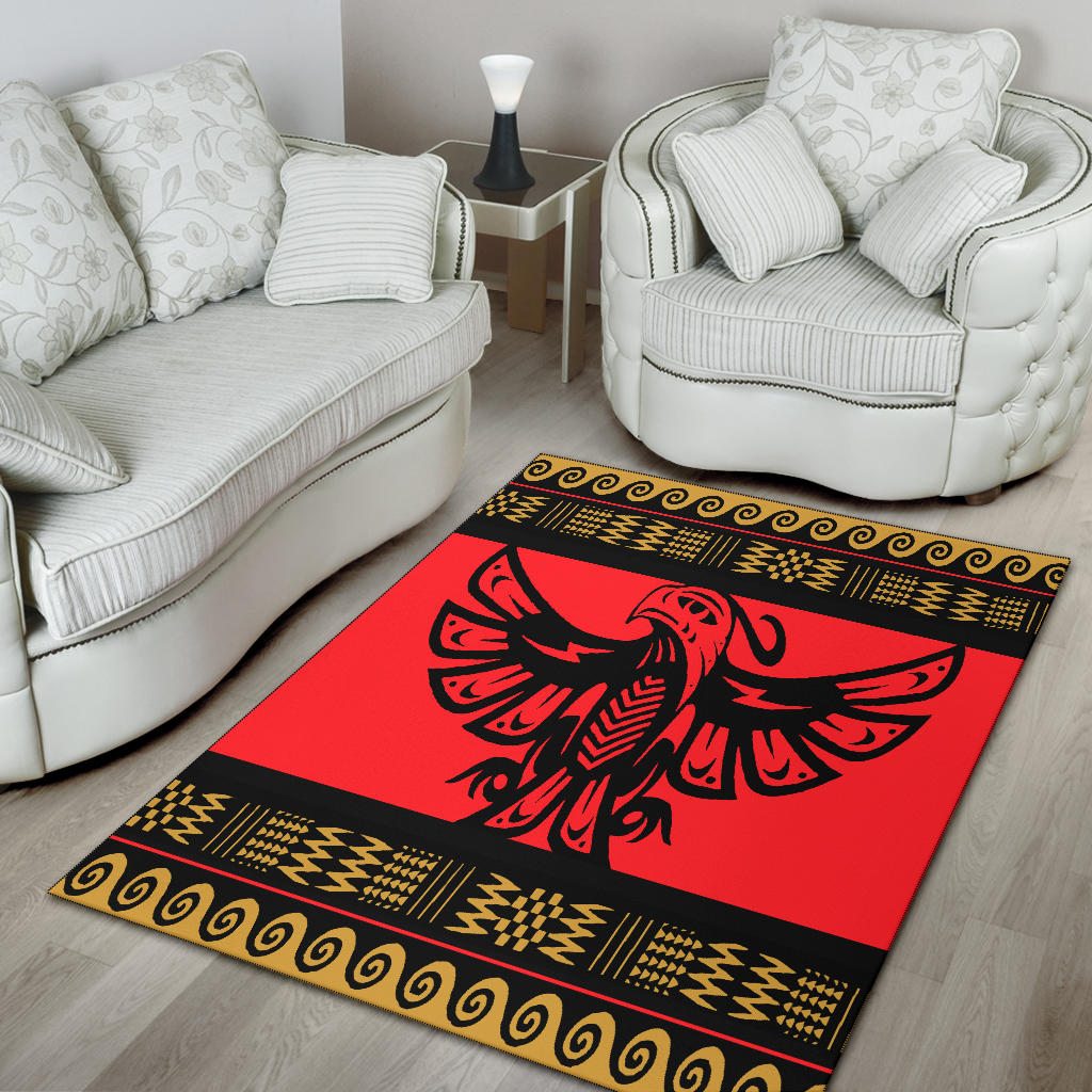 Red Phoenix Native American Area Rug LT10 - Wonder Print Shop