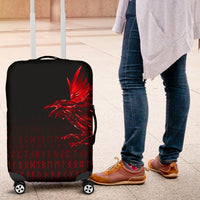 Viking Luggage Covers - The Raven Of Odin Rune, Red RLT12 - Wonder Print Shop