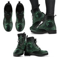 viking-leather-boots-ethnic-odin-raven-green