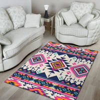 Pink Pattern Native American Area Rug LT10 - Wonder Print Shop