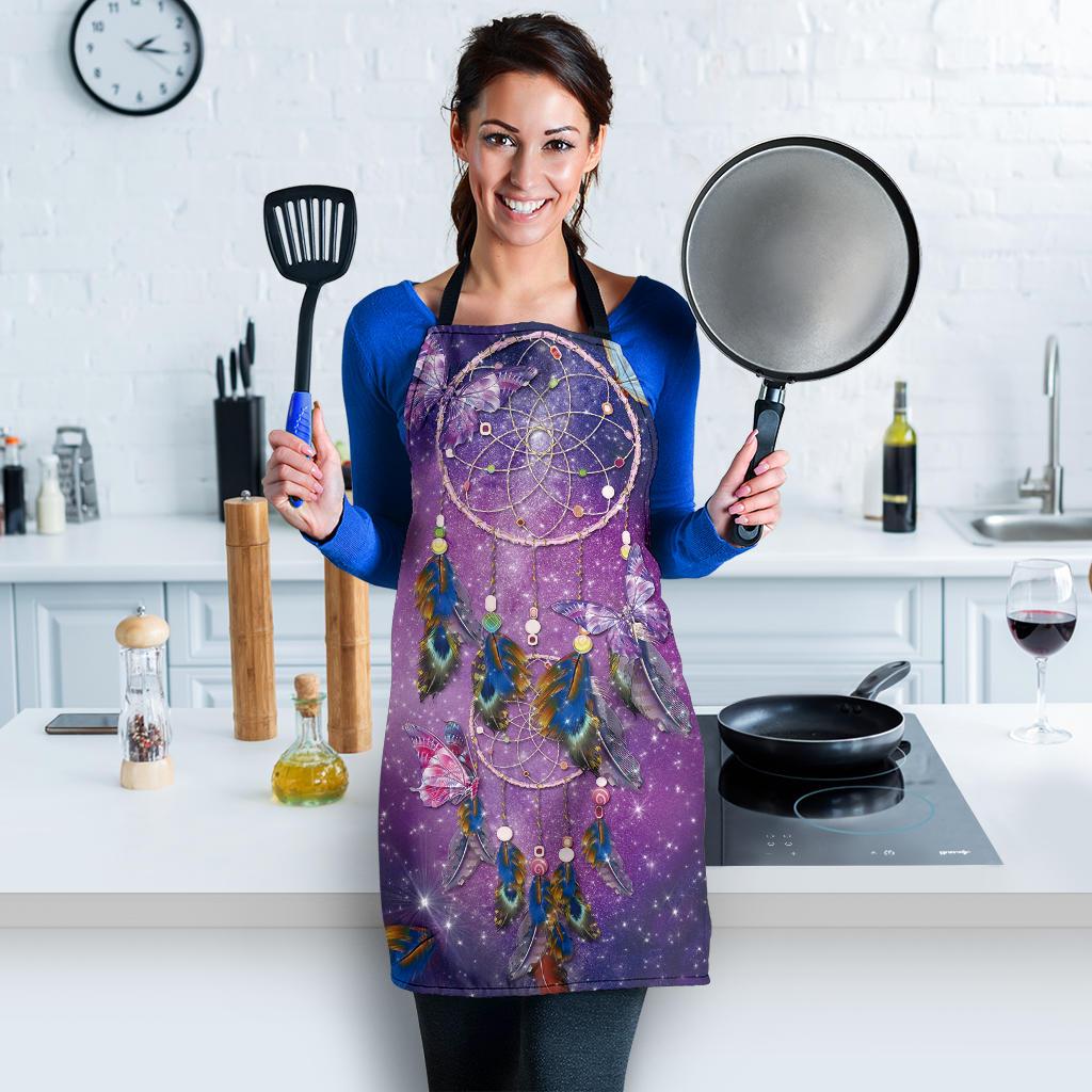 galaxy-purple-dreamcatcher-native-american-apron