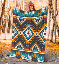 yellow-aztec-geometric-blanket